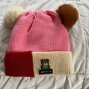 Stylish beautiful cozy kids hats with super cute designs.
